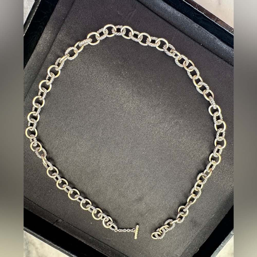 David Yurman Silver Chain Necklace